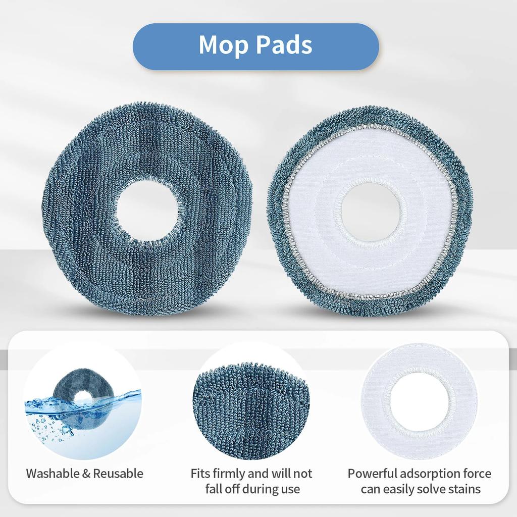 For Eufy C20 Omni Robot Vacuum Cleaner Part Main Brush Side Brush Hepa Filter Mop Cloth Dust Bag Accessories Replacement
