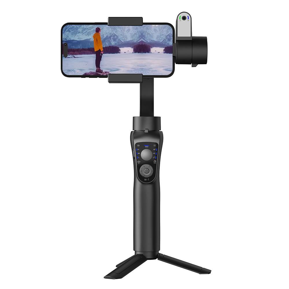 

S5Bpro Интеллектуальный стабилизатор с 3-осевым подвесом с отслеживанием ИИ, защита от тряски, ручной держатель для телефона, штатив Type A