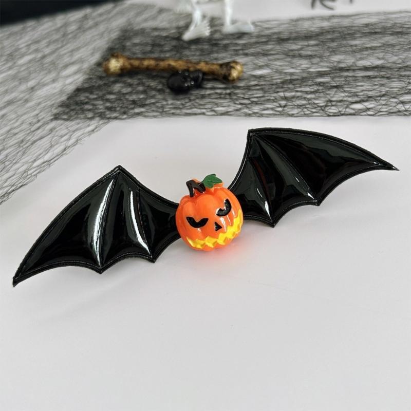 1PC Friendly Bat Shaped Hairpin For Gothic Fashion Dark Theme Parties Comfortable Costume Accessories
