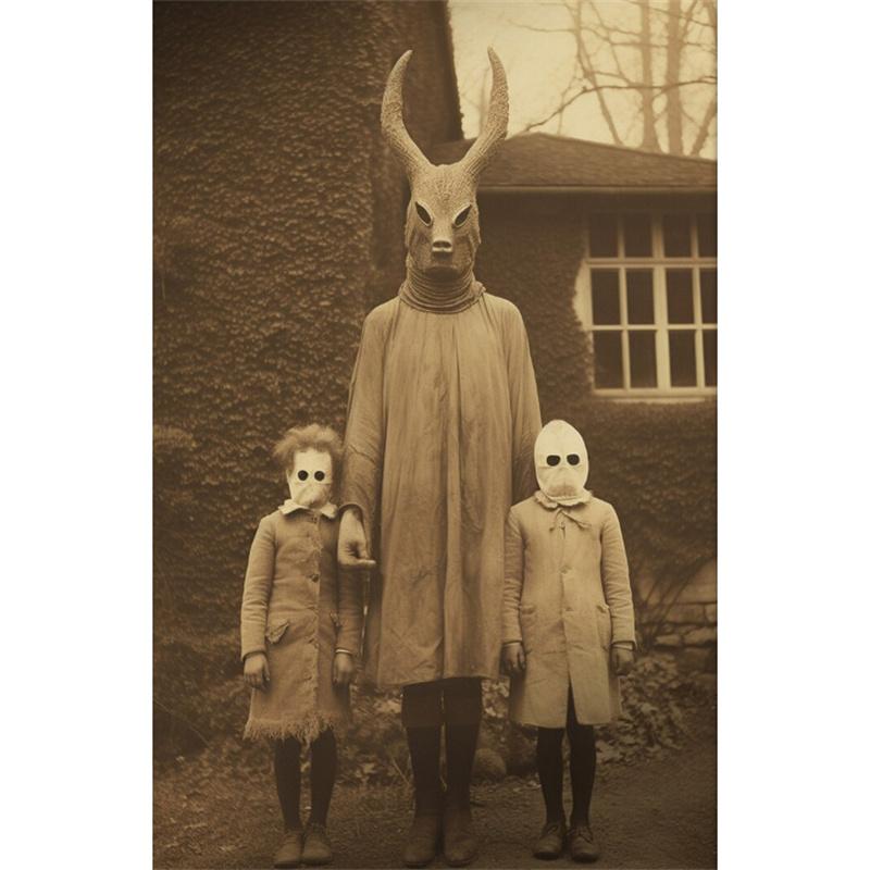 DIY Diamantmalerei Dark Academia Art Groteske Ästhetik Kreuzstichset Mosaikkunst Diamantmalerei Vollkreis Diamant Heimdekoration