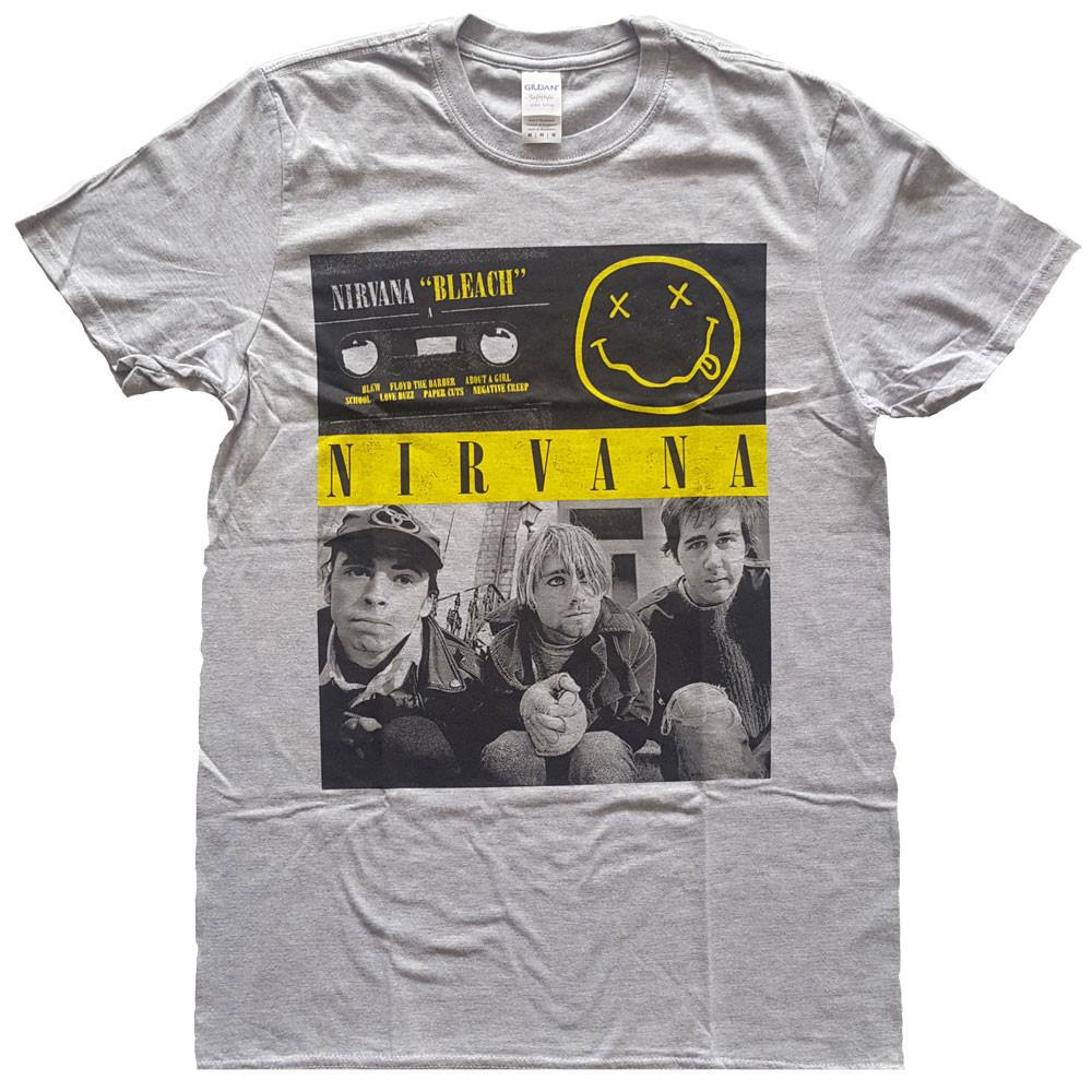 Band Nirvana graphics 100cotton unisex shirt 2026 Summer New Oneck Unisex Y2k Short Sleeve Retro rock commemorate Tshirt fan gift