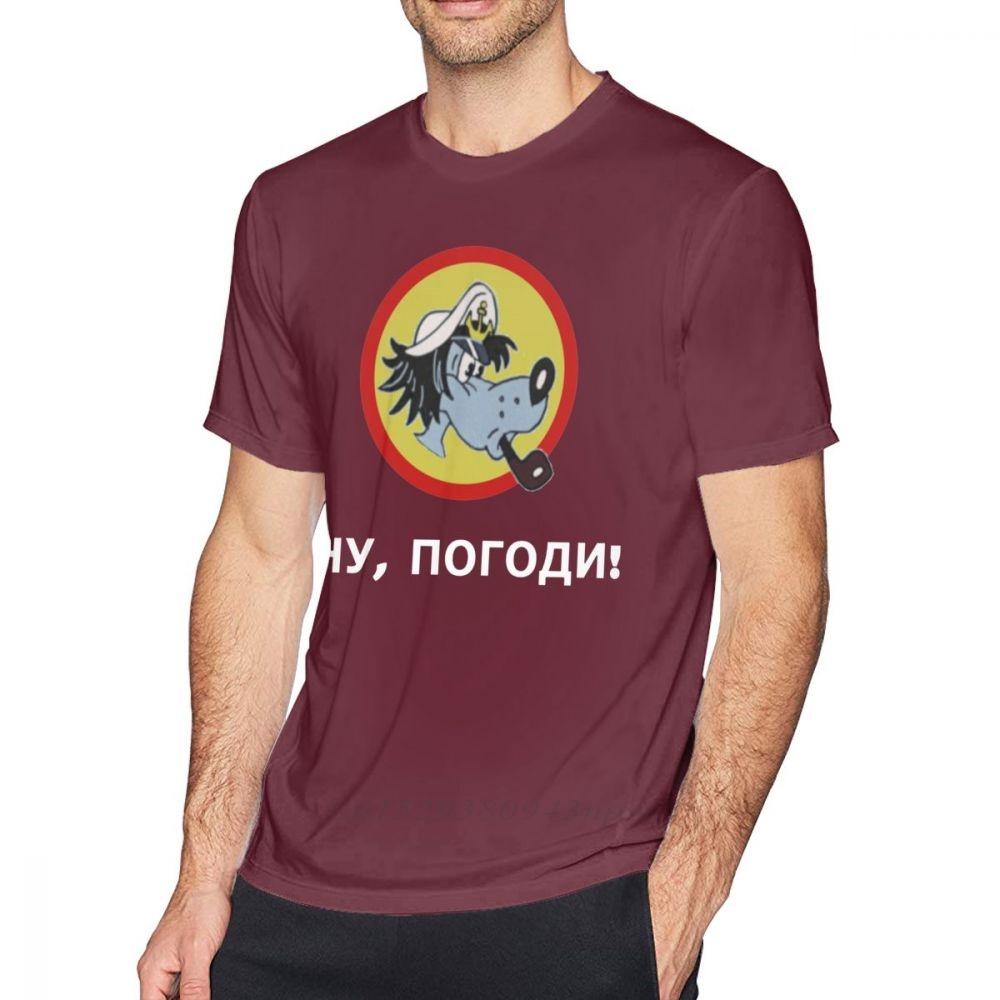 Nu Pogodi T Shirt Nu Pogodi Wolf Tshirt Unisexs 100 Cotton Tee Shirt Printed Short Sleeves Beach Plus Size Fun Tshirt