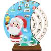 DIY Diamantmalerei-Set Einzigartiger hölzerner drehbarer Kalender Manuell veränderbarer Datumskalender Schreibtischdekoration für Zuhause und Büro