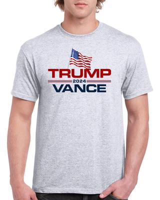 Trump Vance 2024 T-Shirt Flagge Präsident Vizepräsident JD Kampagne Wahl MAGA GTR05