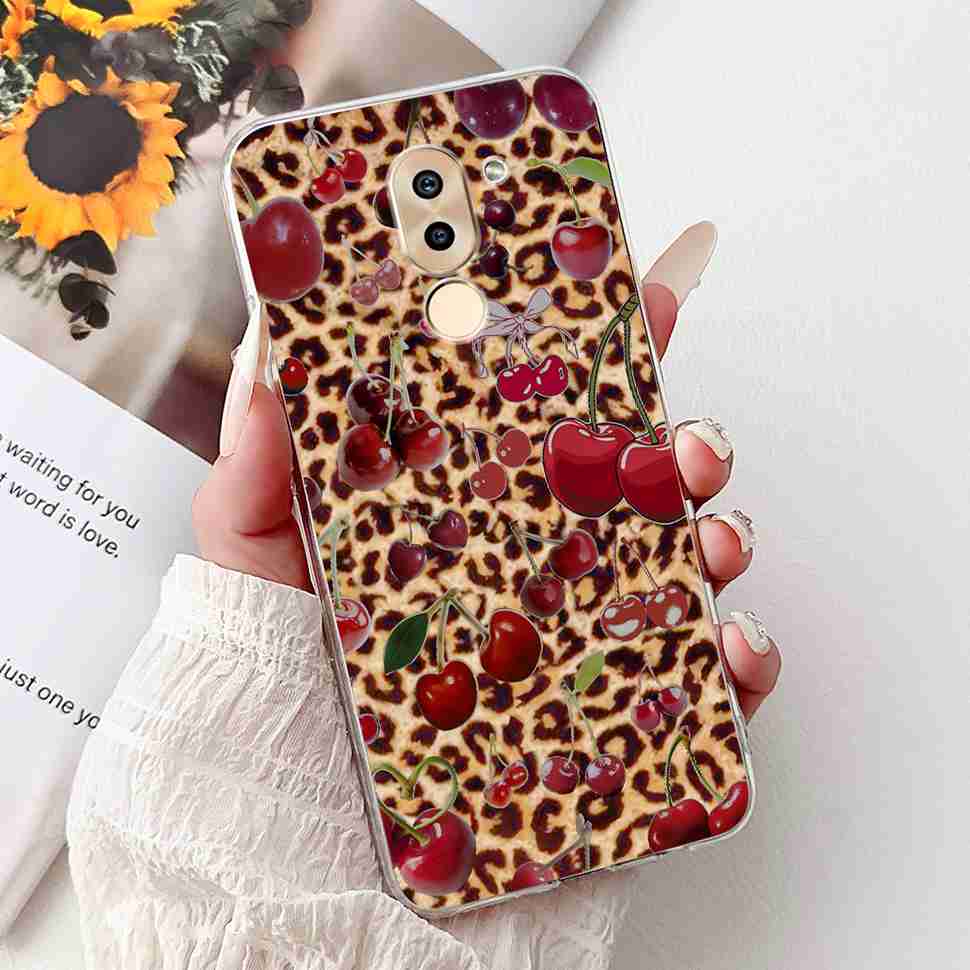 For Huawei Honor 6X BLN-AL10 Case Cute Cartoon Painting Soft Silicone TPU Cover For Honor 6X 6x BLN-L21 5.5" Popular Cats Shell