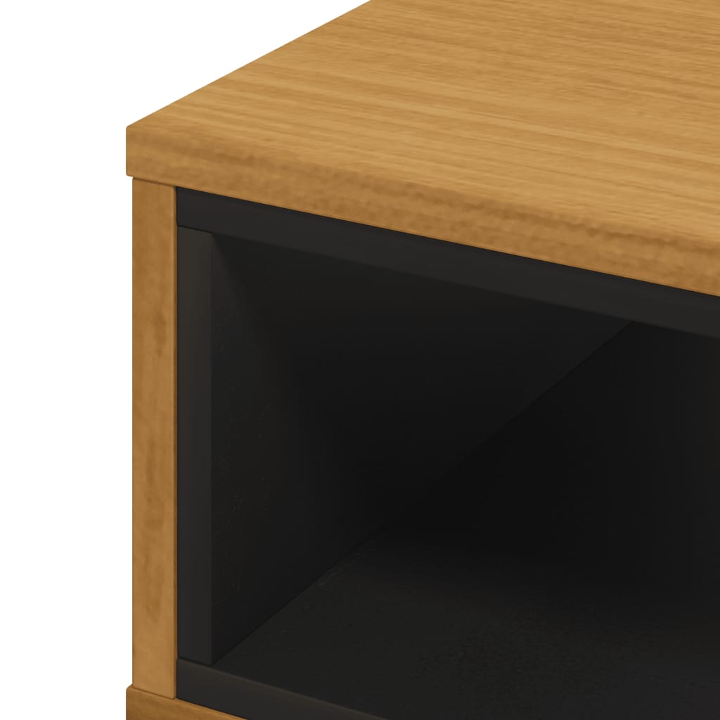 FLAM Coffee Table 100 X 50 X 32.5 Cm Solid Pine Wood