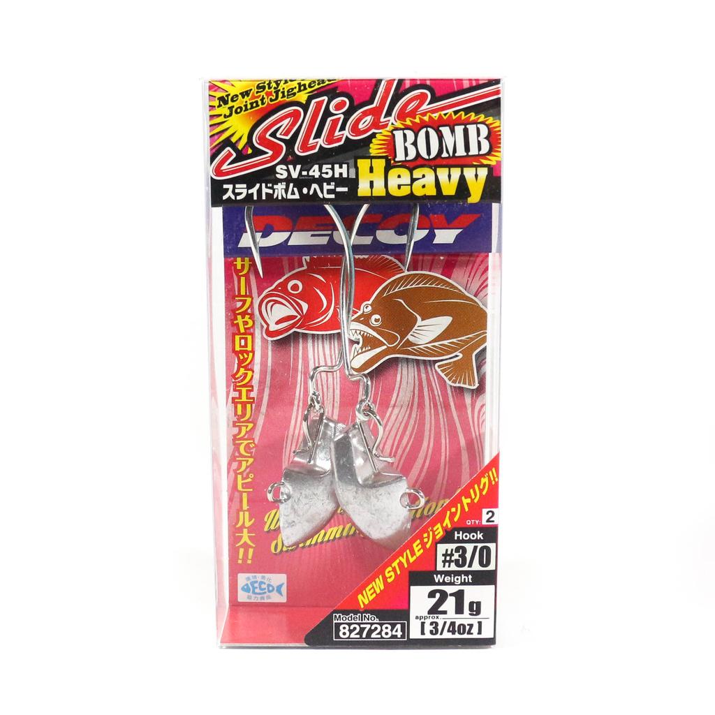 Decoy SV-45H Jig Head Slide Bomb Heavy Hook Size 3/0 , 21 grams (7284)