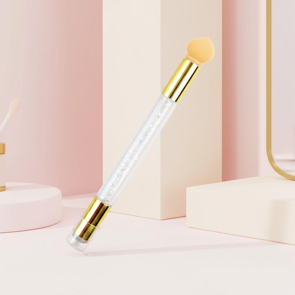 

Nail Stamping Pen Diamond Halo Mini Stamping Tool Sponge Silicone Pen Manicure Beauty Nail Art Supplies белый