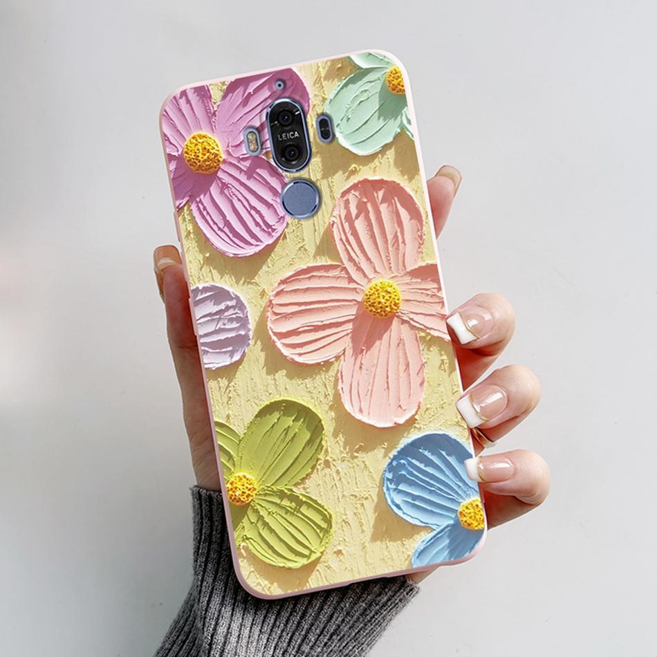 Für Huawei Mate 9 Mate9 MHA-L29 MHA-L09 MHA-AL00 Weiche Hülle Niedlicher Bär Cartoon Frosch Bemaltes TPU Handyhülle Schutzhülle Funda