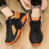 Mode Vier Jahreszeiten Herren Freizeitsneaker Weich und Bequem Low Tops Knöchel Herrenschuhe Abriebfest Mode Rutschfest Sportschuhe