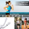 UV Protection Long Gloves, Full Finger Summer Driving Gloves, Anti-Slip Palm, Wrist Watch Opening, Sun Protection Gloves for Women Cycling Hiking