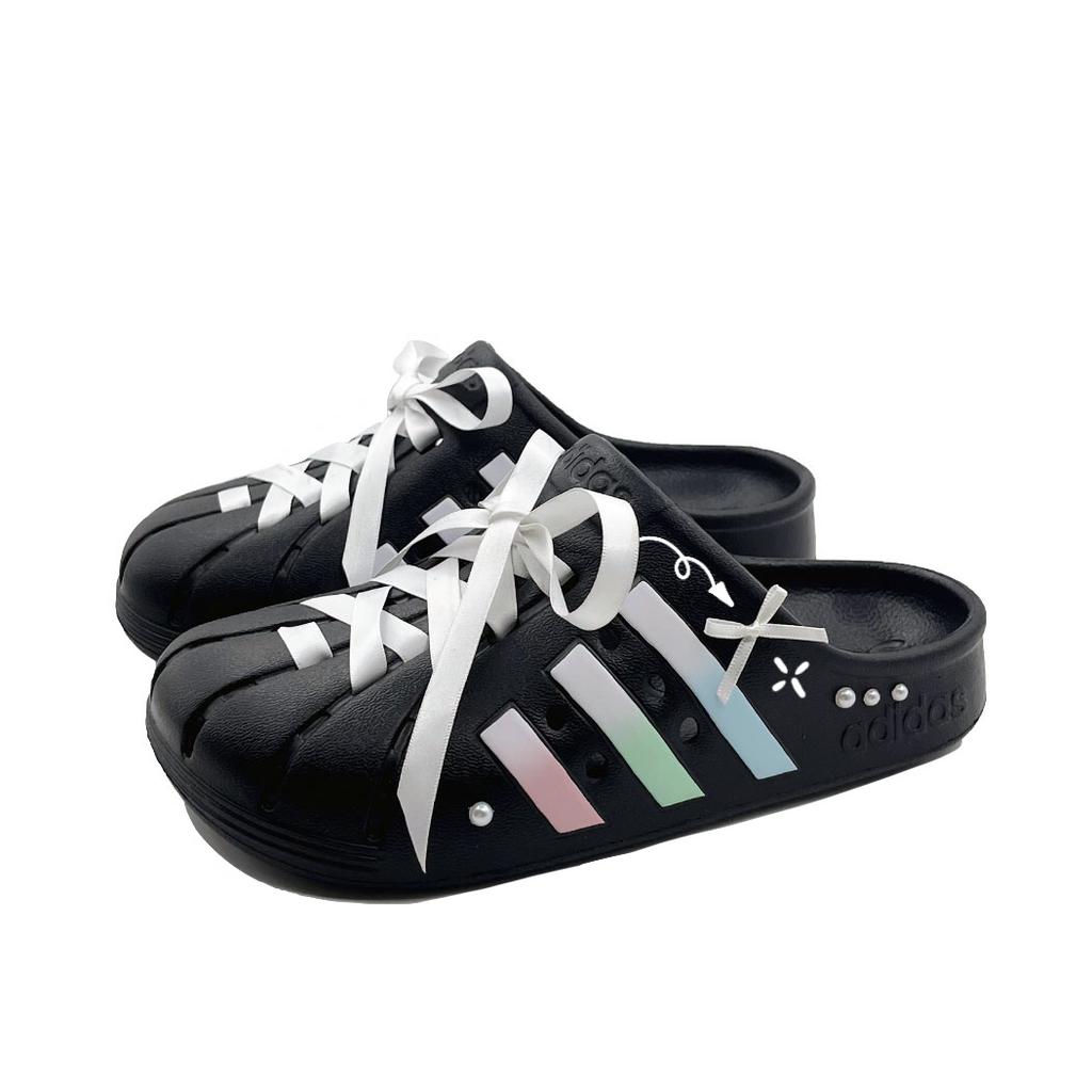 Adidas ADILETTE CLOGS No Special Function Closed Toe Slippers Unisex Black JH9848(Team641-)