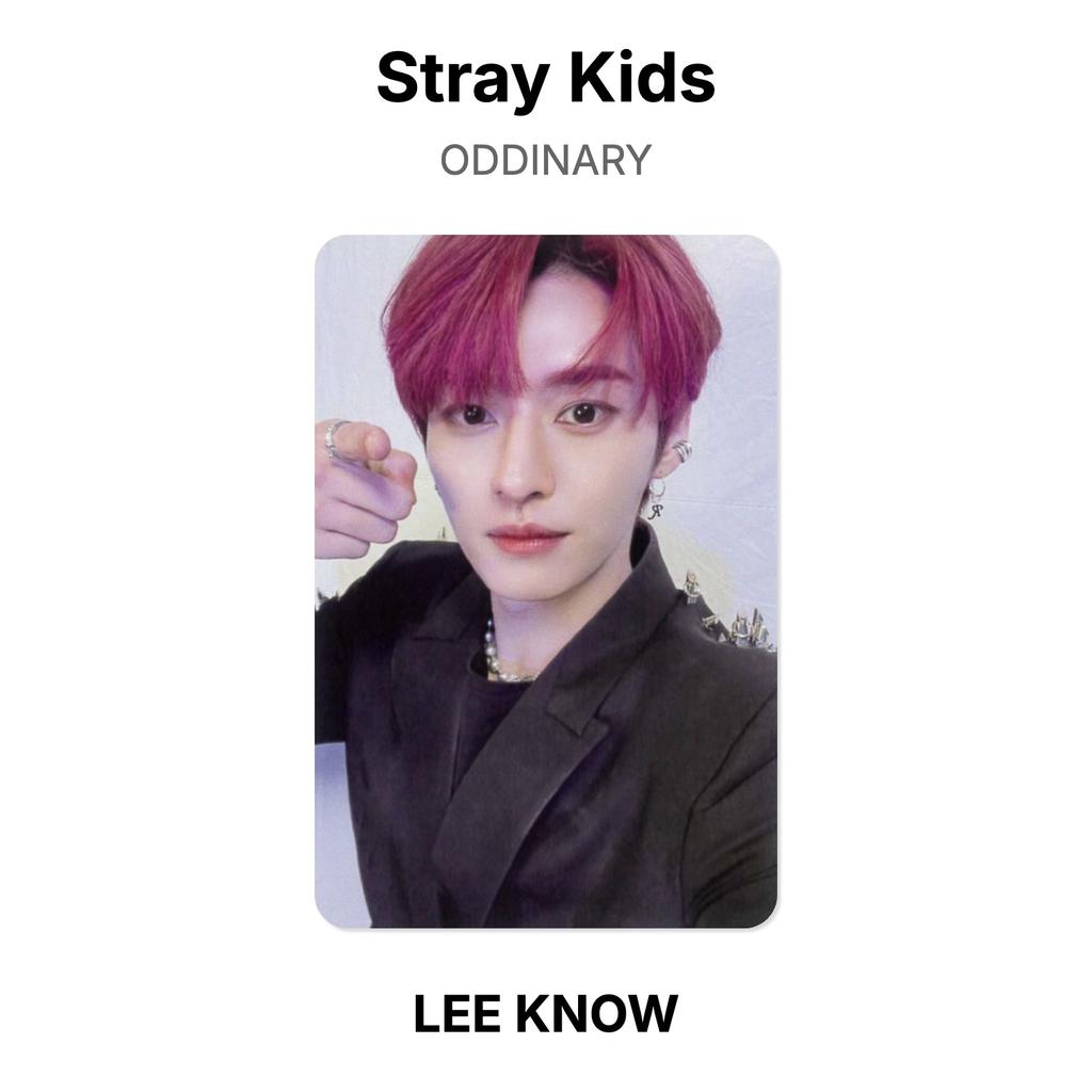 Stray Kids ODDINARY Official Photocard
