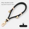 2Pcs/Set Short + Long Phone Strap Nylon Anti-lost Wrist Strap Phone Lanyard  Case Crossbody Shoulder