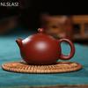 90 ml Yixing lila lera tekannor Autentiska Dahongpao Xishi tekanna Kulhål Filter Vattenkokare Handgjord Boutique Zisha teset