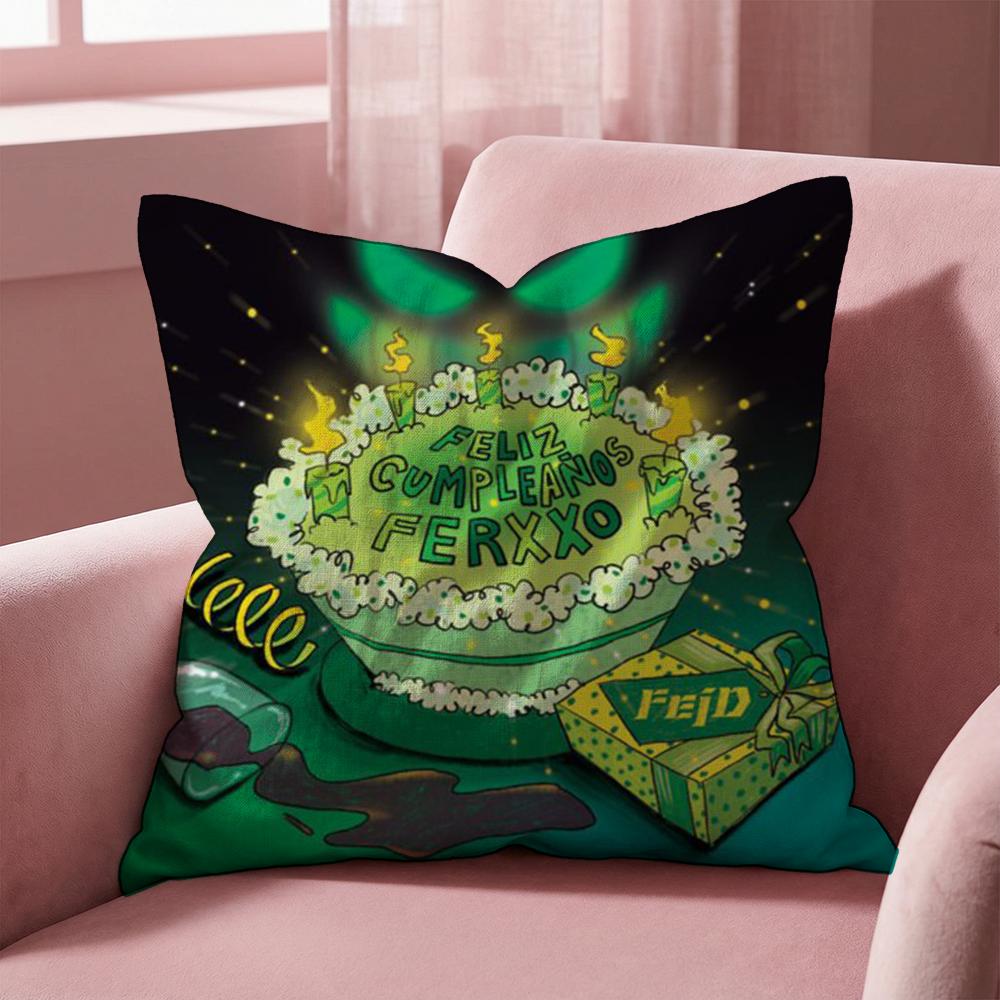 Singer F-Feid Luna Cushion Cover Multi-Scene Pillow Cover for Home & Car - Reversible, Soft & Durable for Daily Use