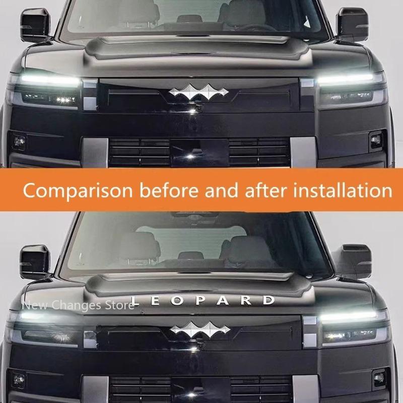 For BYD Formula Leopard Titanium 7 2025 2026 Personalized Metal Car 3D Logo Letter Decoration Sticker Upgrade Parts