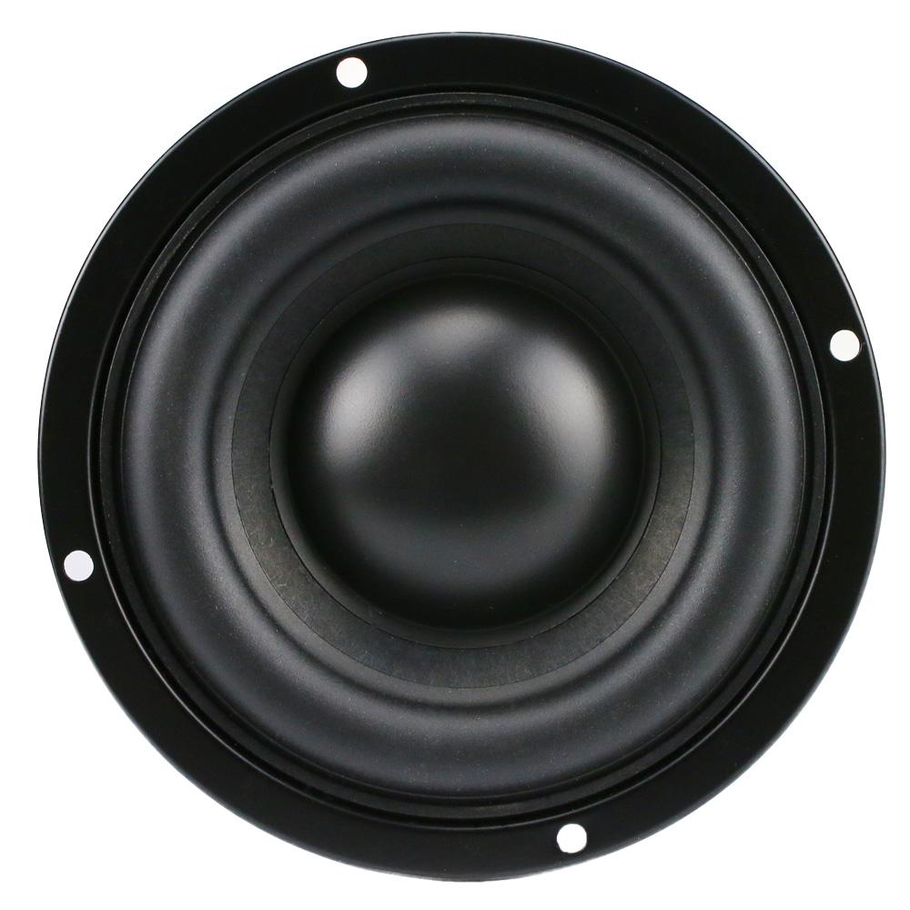 GHXAMP 4 Inch Woofer Subwoofer Speaker Unit 4ohm 40W Polymer Cap Long Stroke Rubber For Computer Multimedia Speaker Upgrade 1PC
