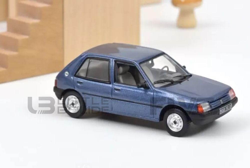 Norev scale Peugeot 205 GL 1988 Ming Blue finished product 1/43