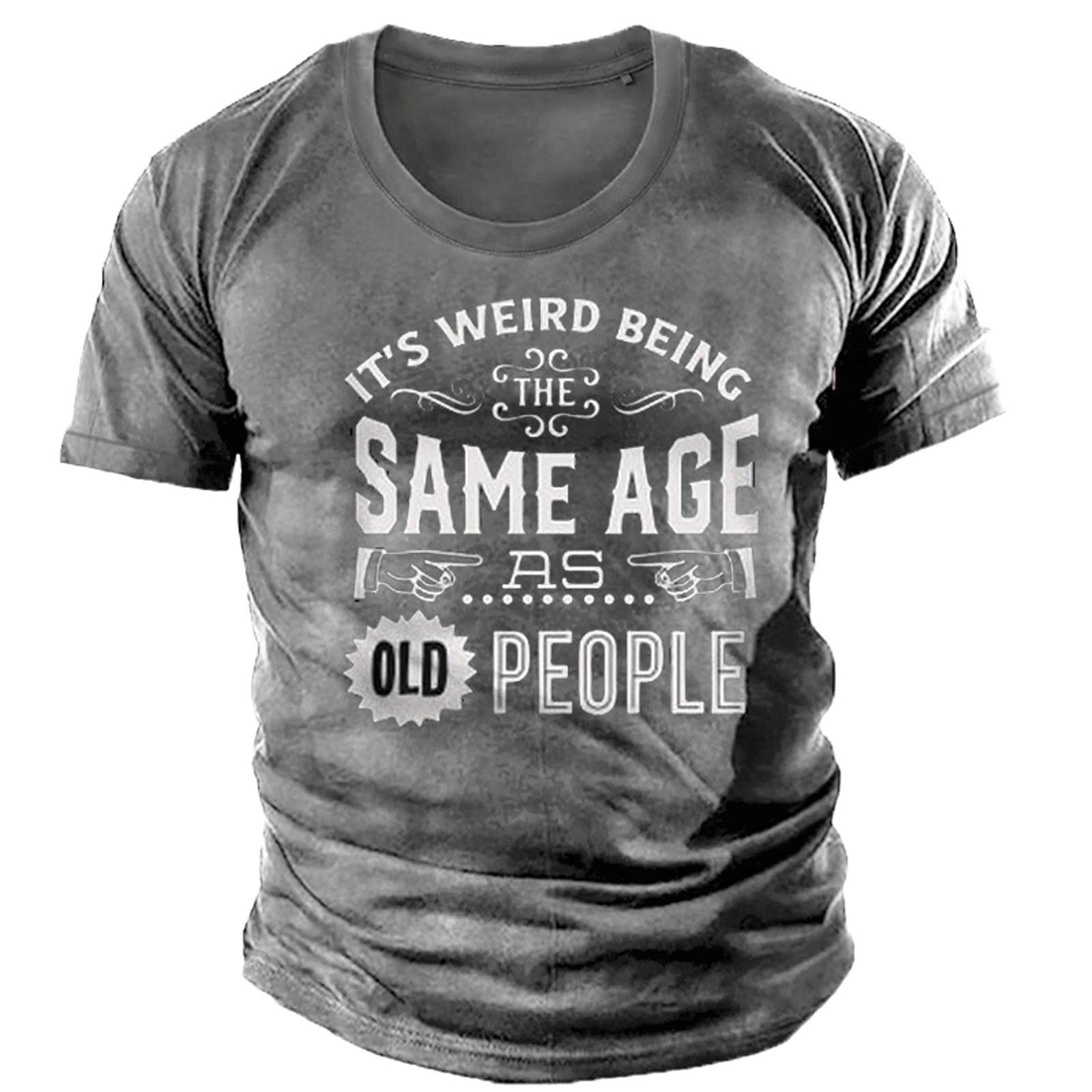 

Летняя модная футболка с короткими рукавами и персонализированным принтом, свободная нижняя часть XXXL