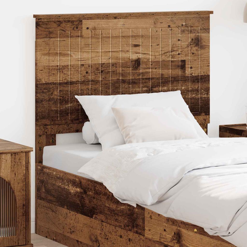 Headboard with Reclaimed Wood Look 90 cm Particle Board