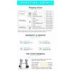 LCD Display Digital Thermometer Mini for Freezer Temperature -50~110 Degree Probe Fridge Thermometer 1m Line Length TL8009