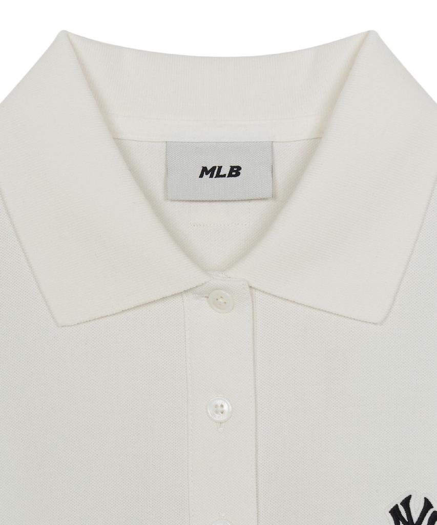 Emelbi Women'S Basic Small Logo Pique Dress Ny (Ivory)