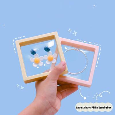Multicolor Jewelry Display Box 3D PE Floating Picture Frame Jewelry Shadow Box for Ring