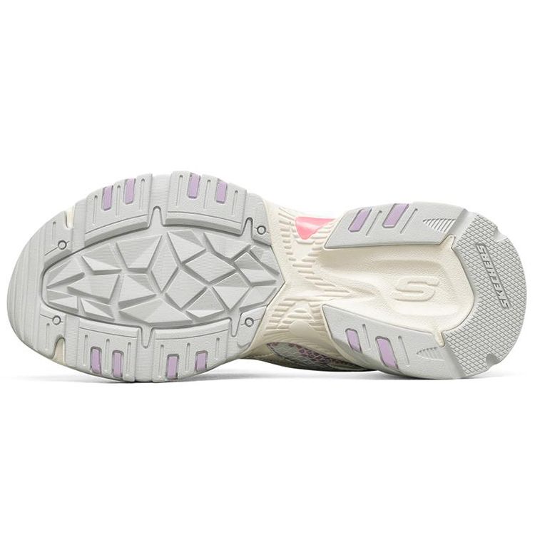 Skechers Stamina V2 Rainbow Beast Pelle Sintetica Moda Comode Resistenti Scarpe da Ginnastica Basse Stile Papà Donna Sneaker Naturale 896004-NTMT