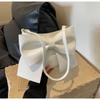 Monochromatic PU Square Shoulder Bag for Women simple versatile graceful cute crossbody bags large monochromatic high quality fashionable fresh