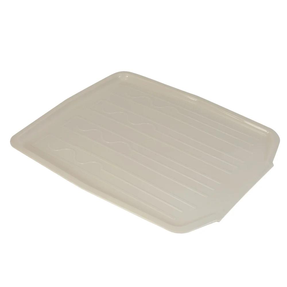 Countertop Draining Tray Dish Rack Essential Compact Drainage Function Easy Clean Kitchen Drying Surface 100% PP Material