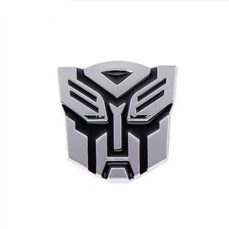 Transformers 3D Car Stickers Decepticon emblem Tail Badge Emblem Decal Cool Autobots Logo Car Styling Car Accessories