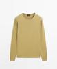 Masimodutti Cotton Round Neck Knit Sweater