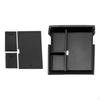 Auto Center Console Armrest Storage Box 3 Slots Replacement Organizer Professional Keep Organized