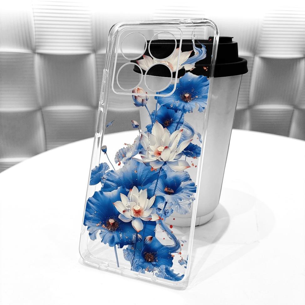 Transparent Casing For Xiaomi 14T Pro Case Cute Cat Luxury Fashion Butterfly Funny Cool Painted Cover 2407FPN8EG