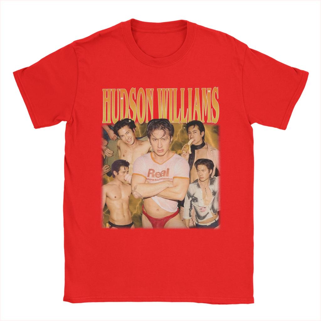 Unisex Hudson Williams T Shirts 100 Cotton Clothes Fun Short Sleeve Crewneck Tee Shirt Gift Idea TShirt