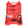 Manual Brake Bleeder Vacuum Pump Kit Automotive Fluid Tester with Gauge Adapters 2 In 1 Handheld Pistol Test Tool for Car Truck