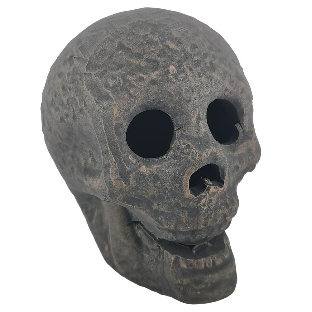 Halloween Fire Pits Skulls Horror Atmosphere Simulation Skull Fireproof Flame Retardant Reusable Party Haunted House Decoration