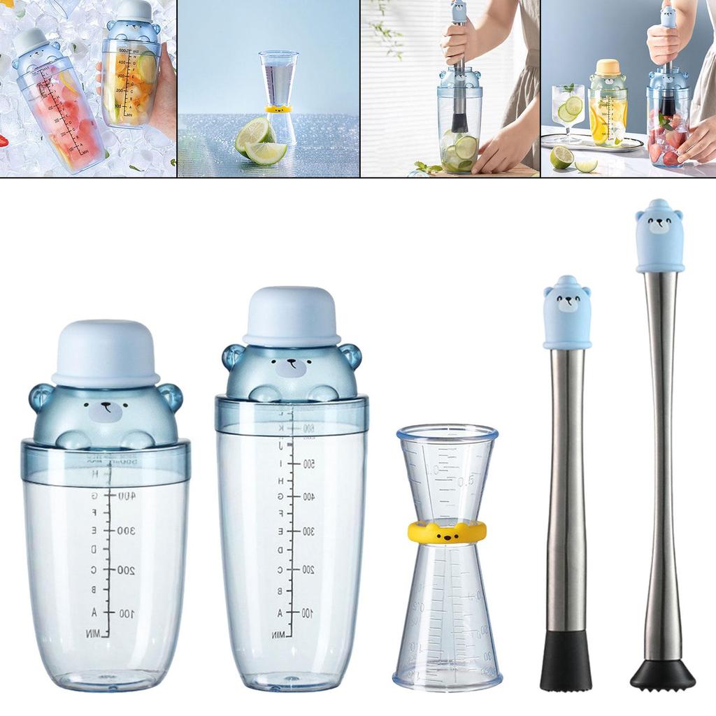 Shaker Cup Martini Making Barware Bartending Kits Mixer Bartender for Birthday Gifts
