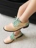 2026 Spring Women's Retro British Academy Style Low-Heel Lace-Up Oxford Shoes