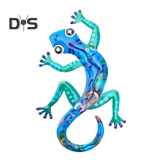 

Металлический декор для стен в виде геккона, настенная красочная фигурка геккона, настенное искусство, украшение в виде геккона для сада, внутреннего и наружного декора, подарок на новоселье зелёный