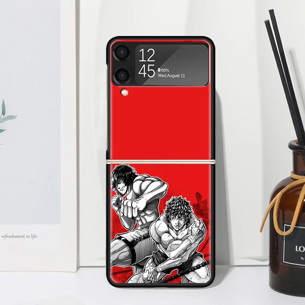 Baki the Grappler Original Anime Phone Case For Samsung Galaxy Z Flip 7 Flip7 Zflip 6 Flip6 5 Flip5 4 Flip4 3 Flip3 5G Fundas Bl