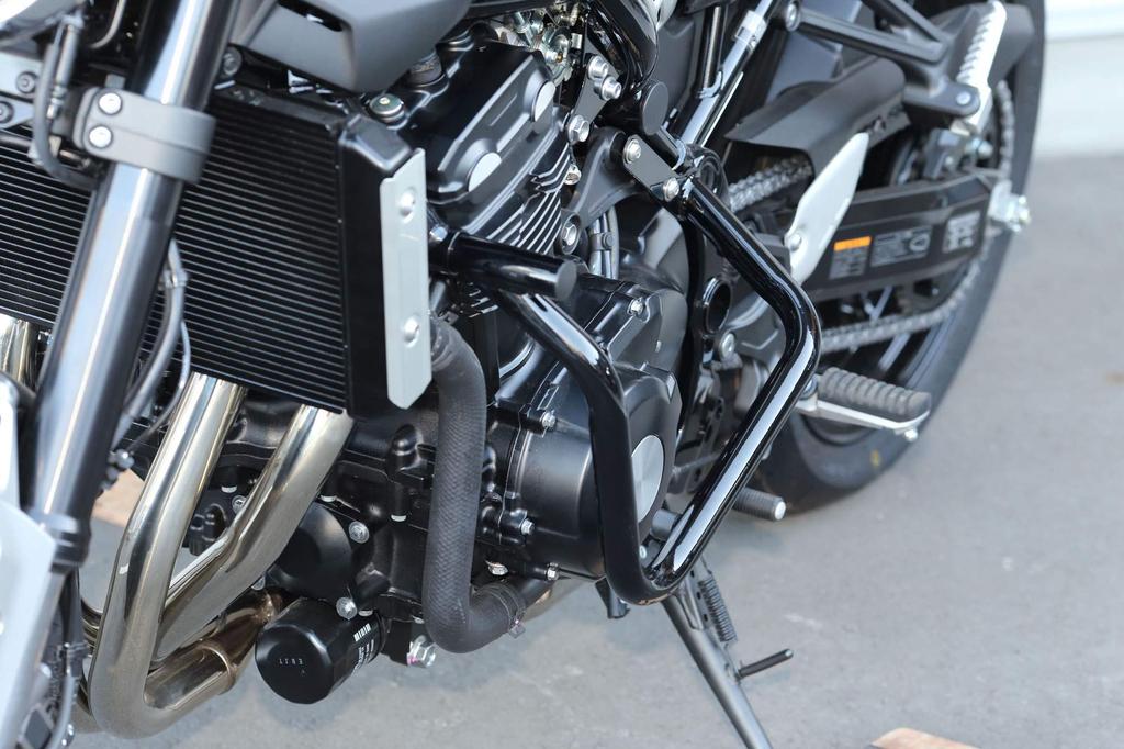 Kijima Motorcycle Parts Steel Engine Z900RS/CAFE ('18-) Guard, Black, 405-237