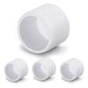 24Pcs Multipurpose SCH40 PVC End Caps for 3/4 Inch 1 Inch 1 1/4 Inch 2 Inch Pipes Sturdy Pipe Cover Accessories