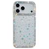 For iPhone 17 Pro Max Case Rhinestone Edge Glitter Back TPU+PC IMD Phone Cover