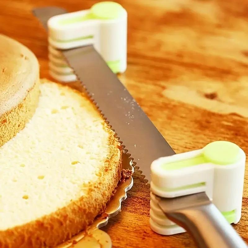 Professioneller Verstellbarer Kuchenschneider 5-Schicht-Werkzeug Edelstahldraht Brot Toast Kuchen Schicht Schneider Backen DIY Werkzeuge