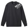 Long Sleeve Shirt Descente TOUGH Long Sleeve Shirt Stretch UV Protection Training Running BK00 XO [Move Sports] (UPF50+) (ST4FLT03M)