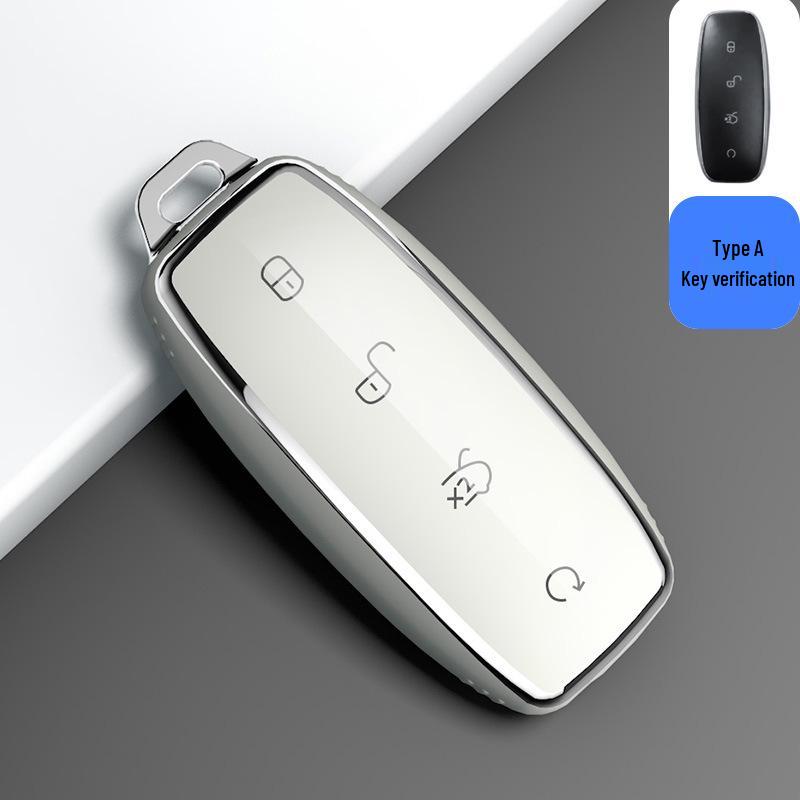 Denza D9 Car Key Case – Transparent Smart Card Holder for Men & Women