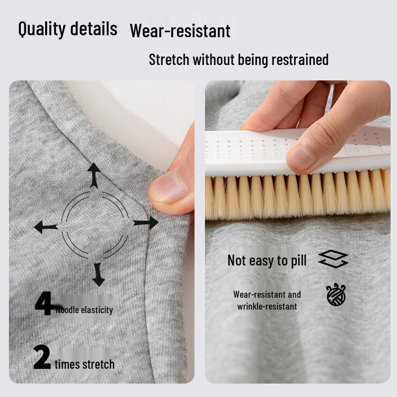 2025 Barn Bomull Mjukisbyxor: Mångsidiga enfärgade sportkläder för pojkar och flickor, höstkollektion