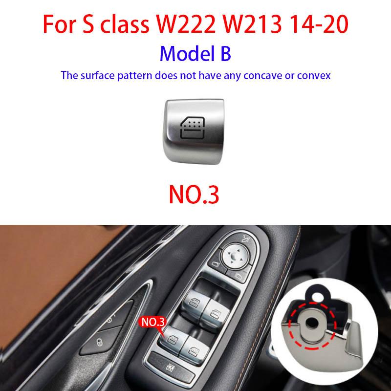 1pc For Mercedes W222 W213 Car Electric Power Window Switch button For Benz E S Class E260 E300 S350 S400 2229052004/1505 14-20 Switches Seat 3